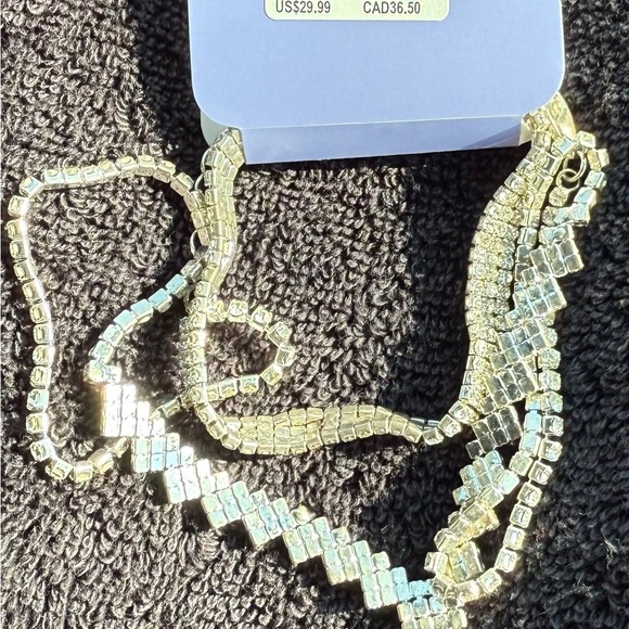 Claire's Silver-tone Cubic Zirconia Necklace, Bracelet and Earring Set - Picture 7 of 10